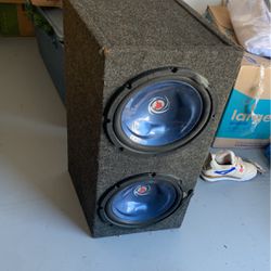 12” Pioneer Subs And Rockville 4 Ch Amp