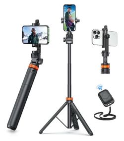 62” Tripod for iPhones & selfie stick w/remote