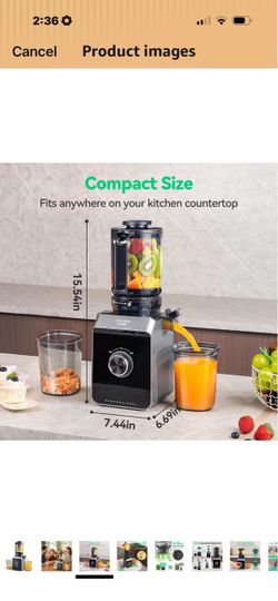 Cold Press Juicer, ORMEO HOME
