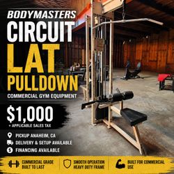 Bodymasters Circuit Lat Pulldown – Commercial Gym Equipment