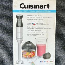 Cuisinart CSB-179P1 Smart Stick Variable Speed Hand Blender, Stainless Steel