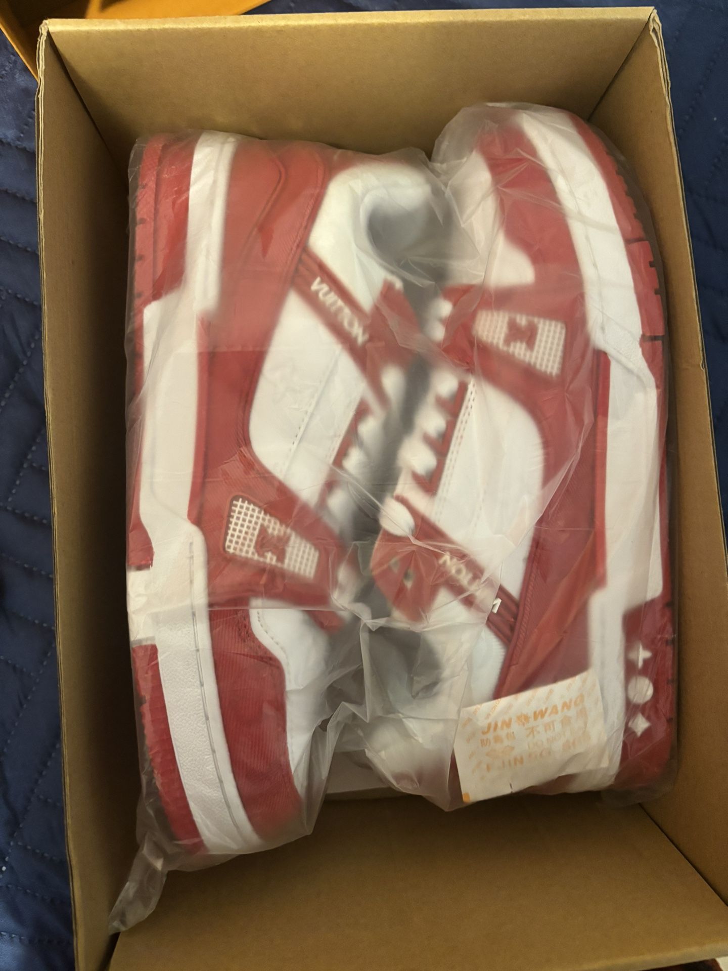 Louis Vuitton Trainers Red/White