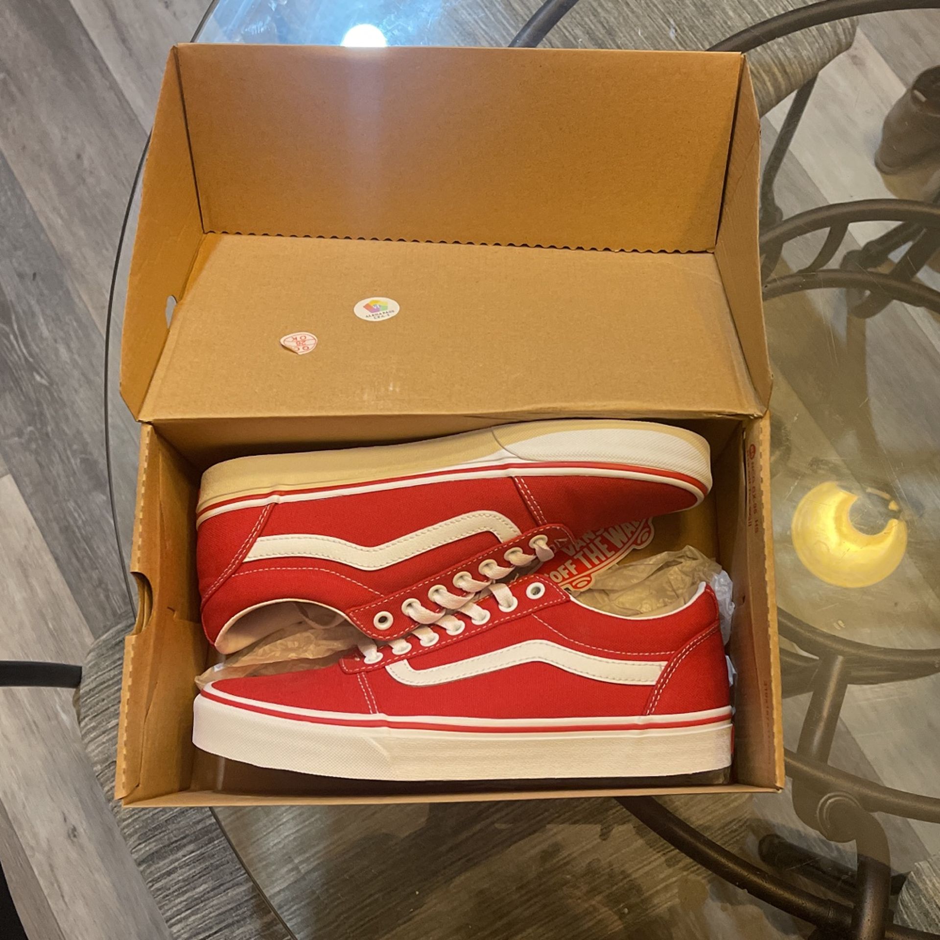 Vans Racing Red/ White (Canvas)