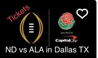 Two or four tickets to the BCS final four