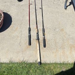 Fishing Poles And  Wide Spool Fly Reel