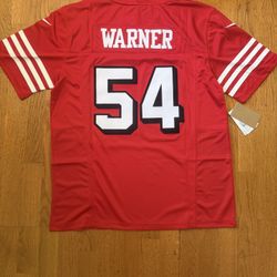 Warner Red 49ers Jersey