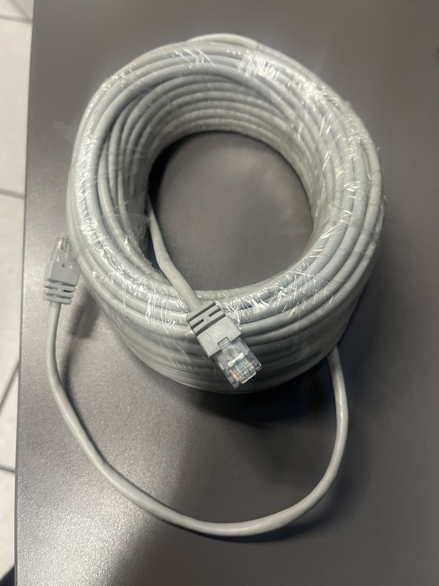 60ft cat5 cat6 internet cable ethernet cable for modem xbox playstation computer imac apple macbook Ip security POE camera