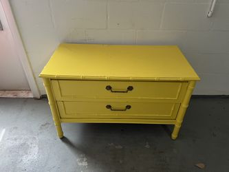 Vintage Faux Bamboo Dresser