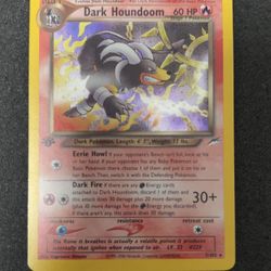 Pokemon Card - 1st Edition Dark Houndoom