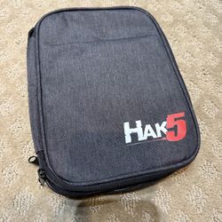 NWOT Hak5 Gear Carrying Case Zippered Tech Tools Travel Pouch Field Kit Grey
