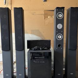 EPIC SOUND INNOVATIVE SOUND AND BASS SYSTEM. 5.1CH SURROUND RECEIVER AMPLIFIER. MODEL EPIC-600/700/800 CENTER SPEAKER.