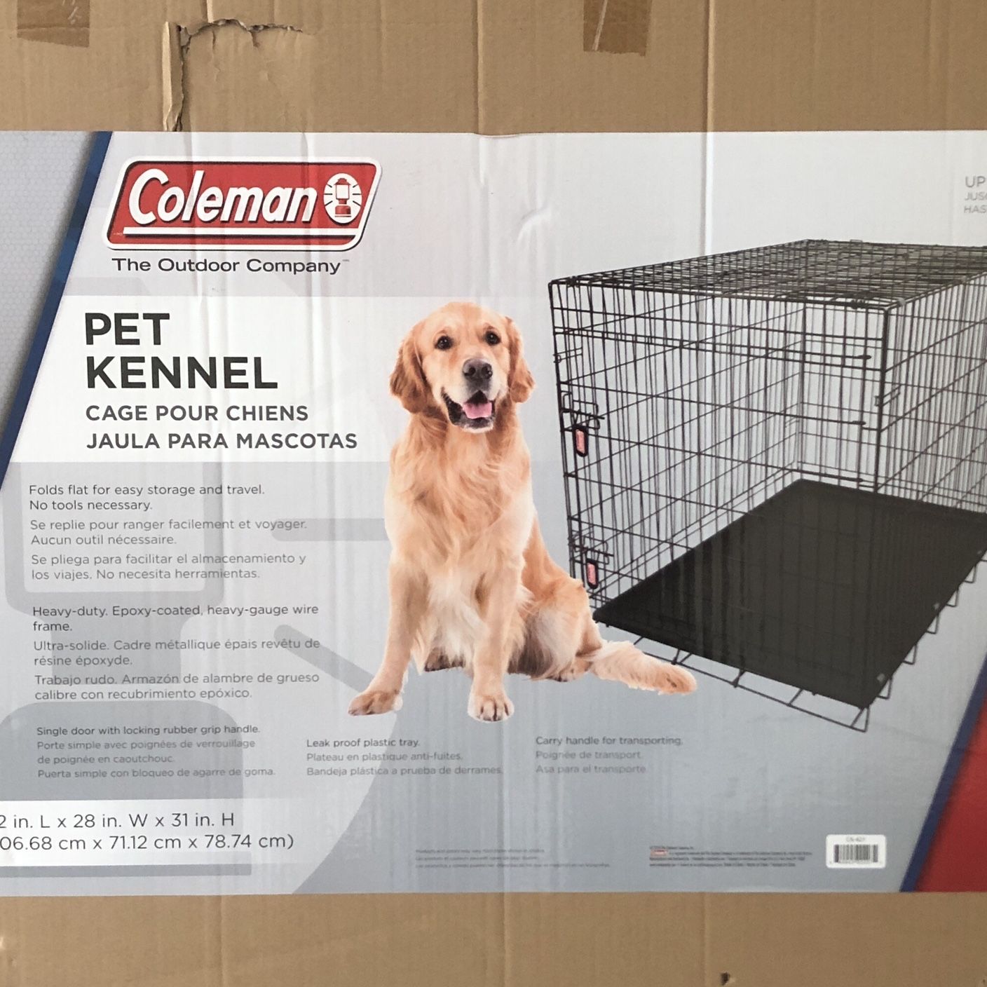 Coleman discount dog crate