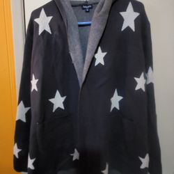 Splendid Gray With Stars Cardigan