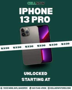 iPhone 13 Pro Unlocked