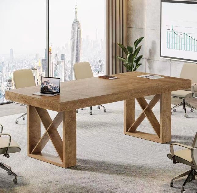 YC0017 63" Computer Desk, Simple Executive Desk Writing Table for Home Office