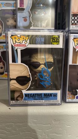 Negative man autographed Funko Pop