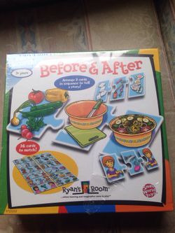 New board game before and after