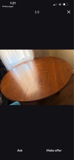 Dining table with four chairs
