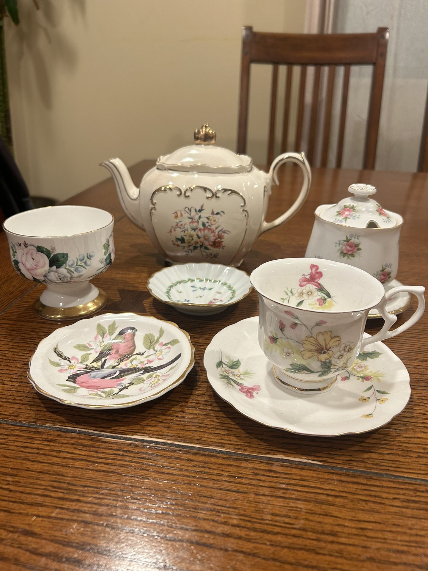 Bone China And Porcelain Tea Set