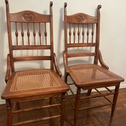 Vintage Pressback Chairs