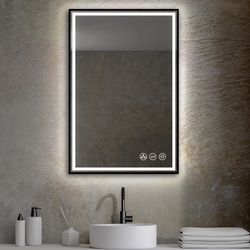 Fogless, Dimmable, LED Mirror