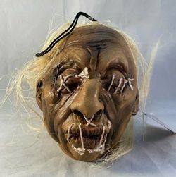 Ghoulish productions, severed shrunken head, Halloween prop decor decoration