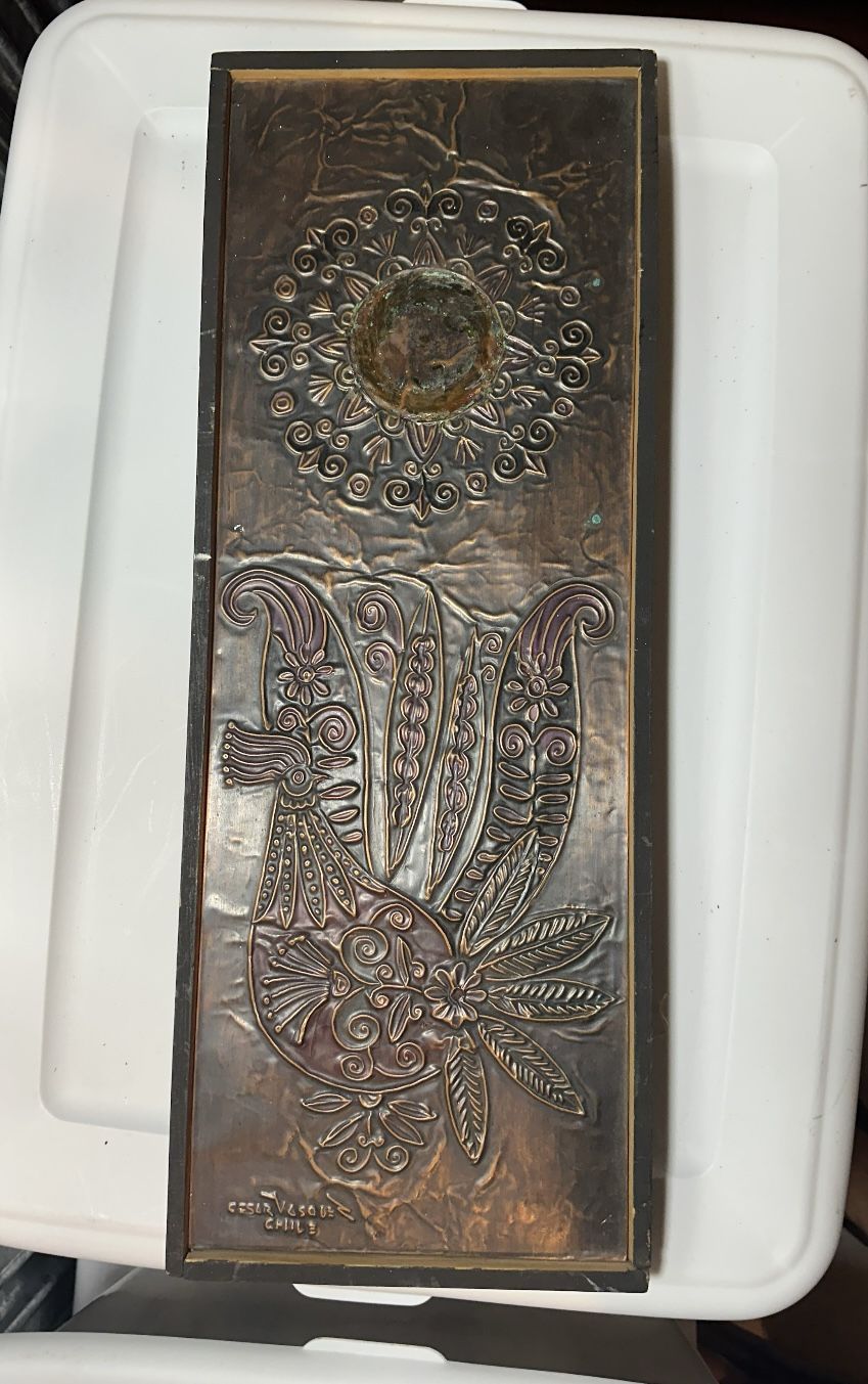 Vintage Metal Wall Art By Cesar Vasquez