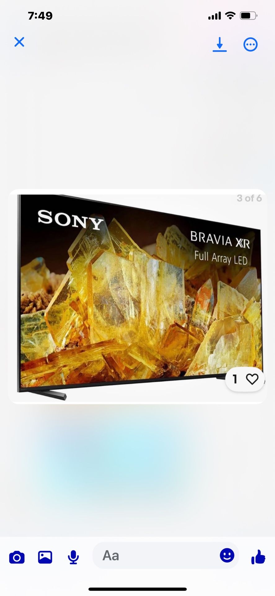 75 inch Sony Bravia X80 K smart google mod2024