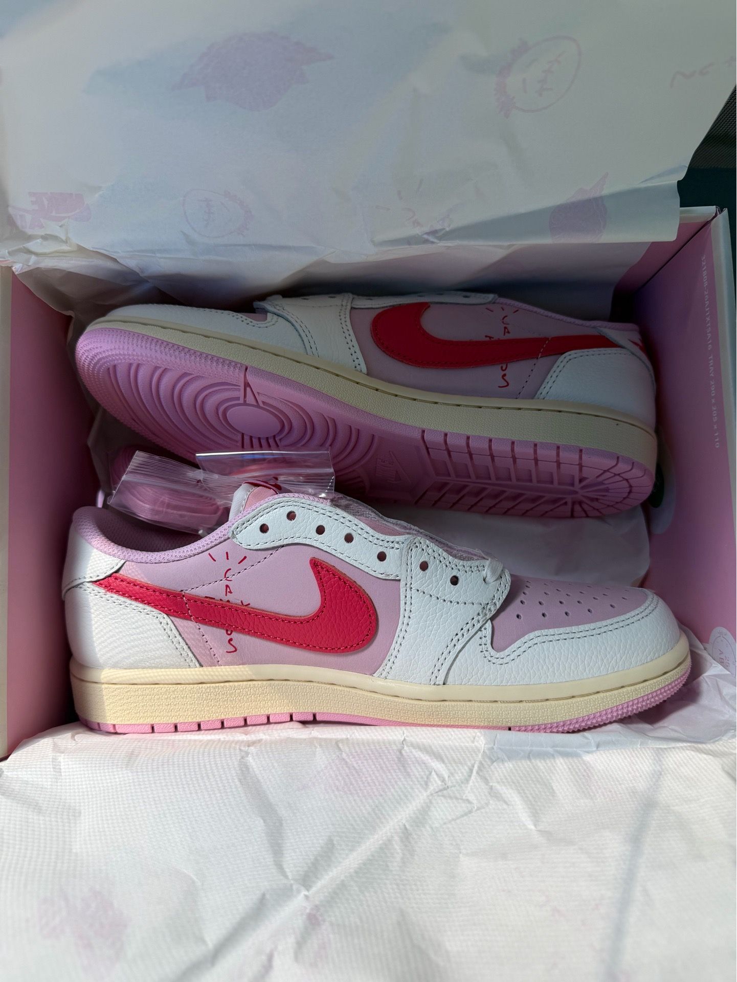 JORDAN 1 x CACTUS JACK TROPICAL PINK