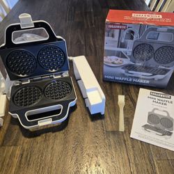 New Double Mini Waffle Maker Machine