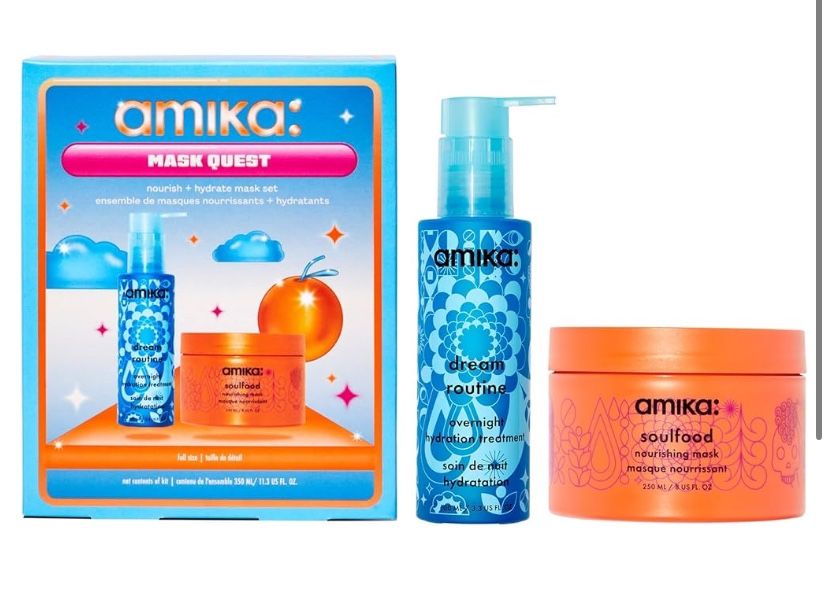 amika mask quest: nourish + hydrate mask set