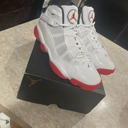 Jordan Ring 6 White University 