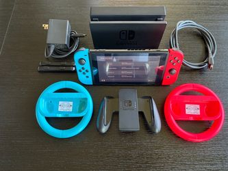 Nintendo Switch 1 with Dock and Accessories