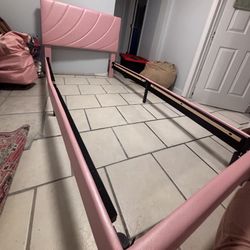 Twin Mattress And Bed frame For Sale 