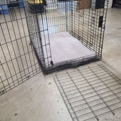 Large Dog Crate With Pad