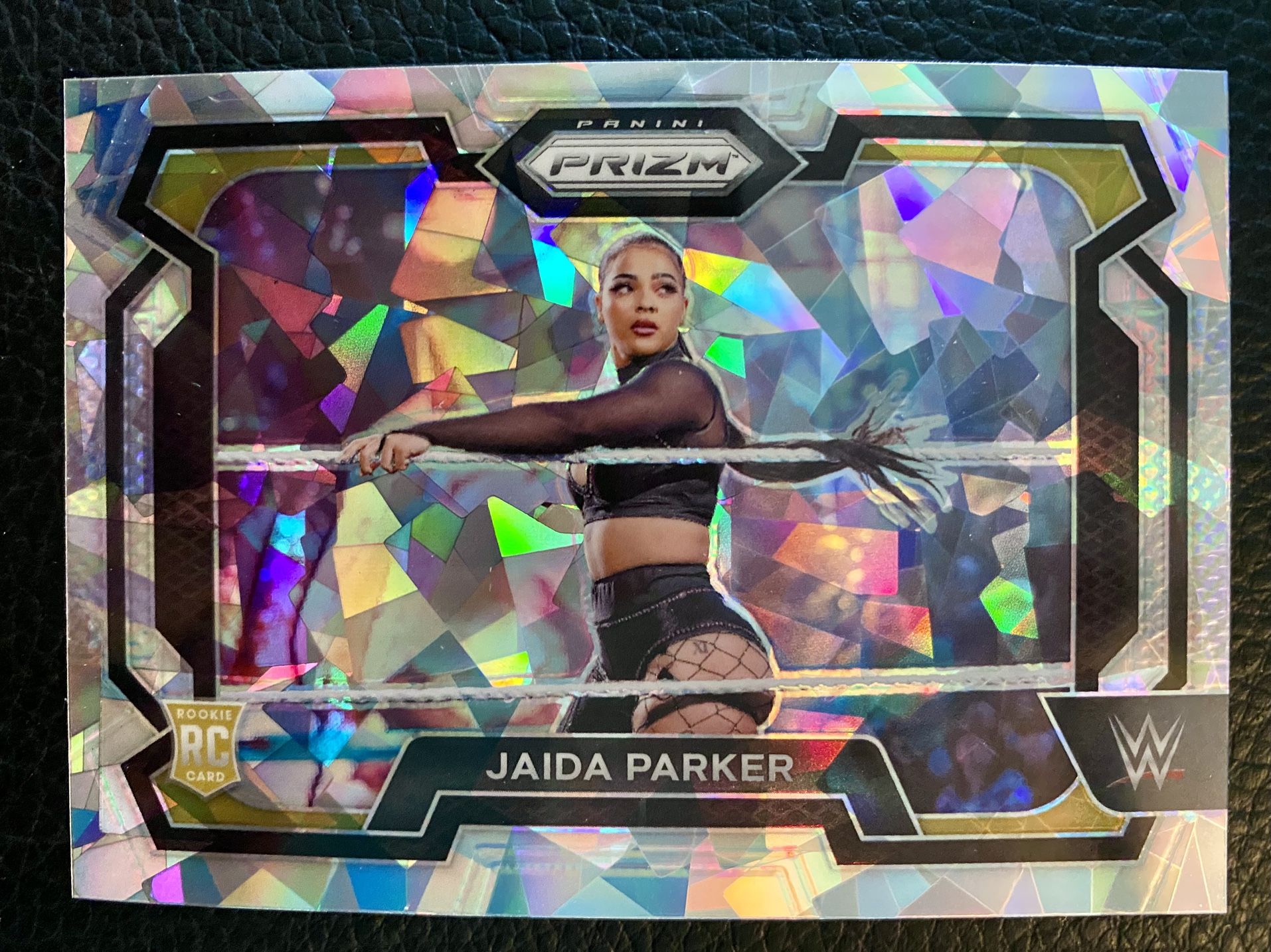 Jaida Parker 2024 Panini Prizm WWE #2 ROOKIE CARD CRACKED ICE PRIZM!