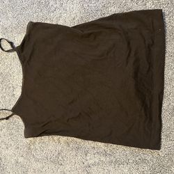 Ana brown tank top size PS