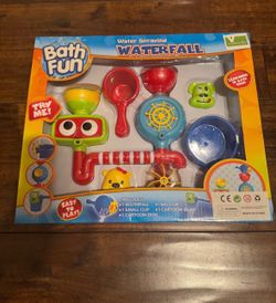 Vokodo Bath Fun Water Spraying Waterfall Toy Set – Brand New in Box Make bath time the best part of the day with this interactive Vokodo Water Sprayin