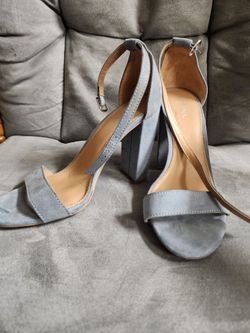 Size 7.5 Baby Blue Heels