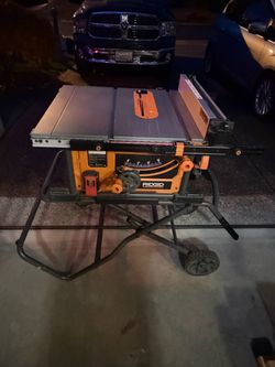 Ridgid Table 10” Table Saw Priced to Sell Fast!