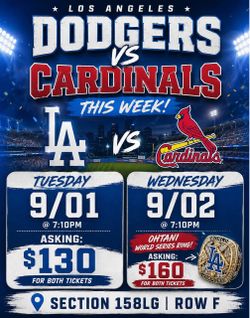 Dodgers vs Cardinals Series