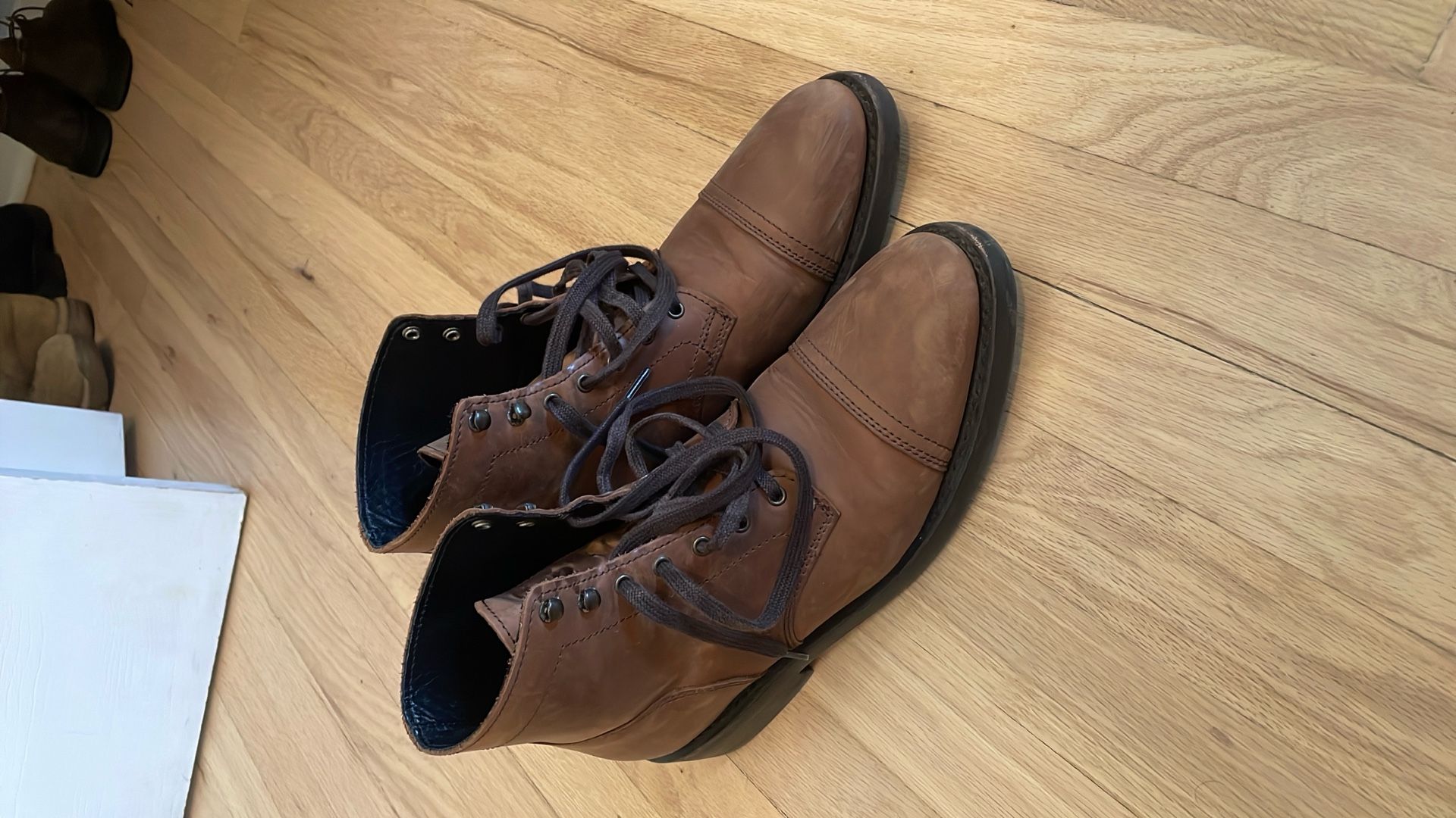 Brown Leather Boots 9.5