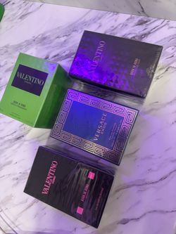 Valentino & Versace Fragrance Bundle – 4 Boxes