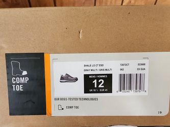 Bogs Men's Shale Low CT ESD Work Boot