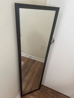 Full Length Floor Mirror Black Frame