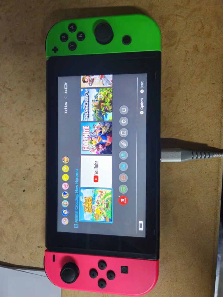 Nintendo Switch Pink & Green