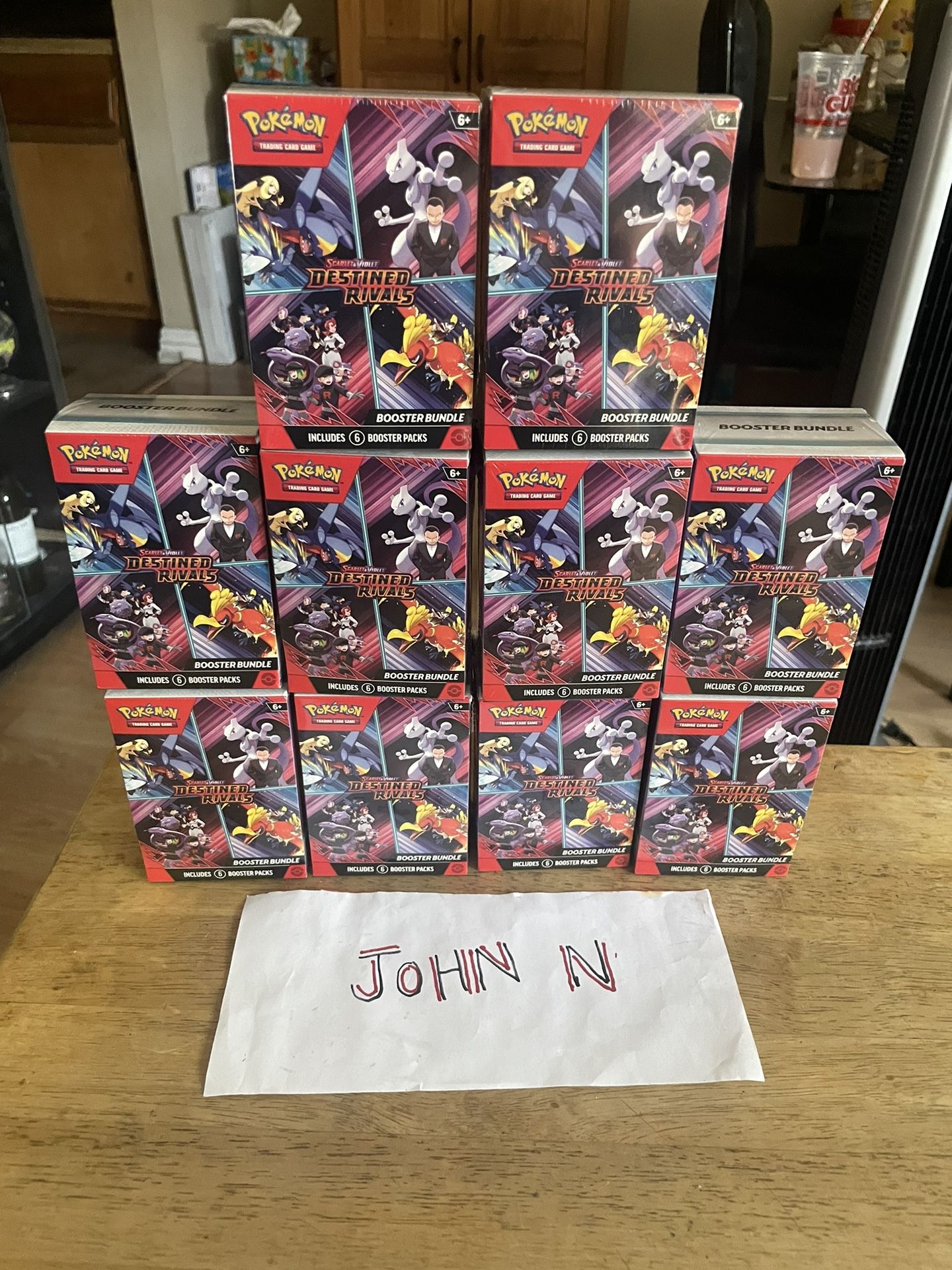 Pokemon Destined Rivals Booster Bundle
