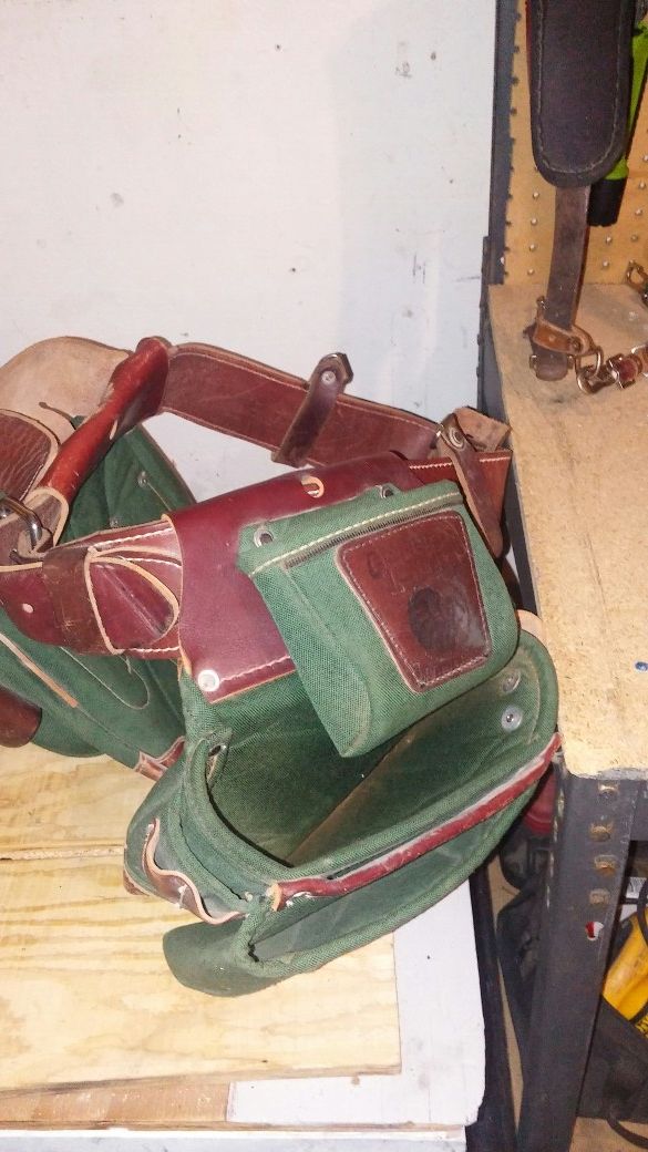 Occidental leather 8089 m oxylights carpenter 7 toolbag with occidental leather stronghold suspension system 5055