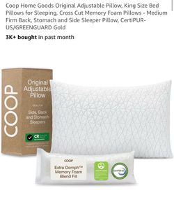 Coop Home Goods Original Adjustable Pillow