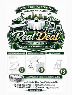 Table and chair